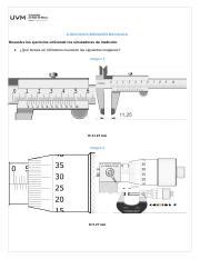 Ejercicios Docx Ejercicios Medici N Mec Nica Resuelve Los Ejercicios