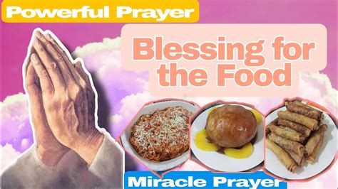 Prayer Blessing For The Food Tagalog Panalangin Bago Kumain