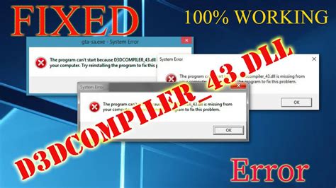 How To Fix D Dcompiler Dll Missing Error Windows Methord