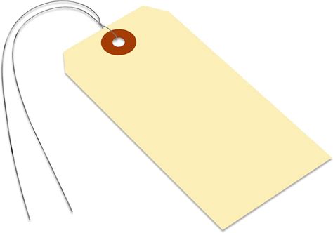 Amazon SmartSign Blank Manila Shipping Tags With Wire Pack Of