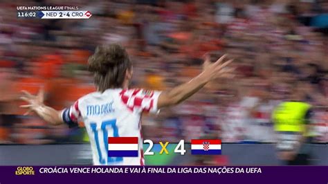 Cro Cia Vence Holanda E Vai Final Da Liga Das Na Es Da Uefa