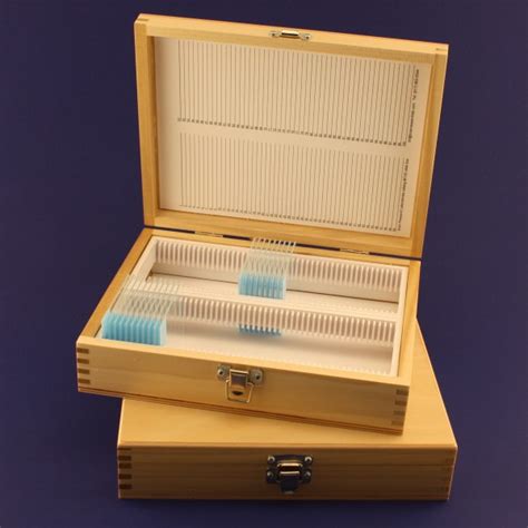 Brain Research Laboratories Wooden Slide Box