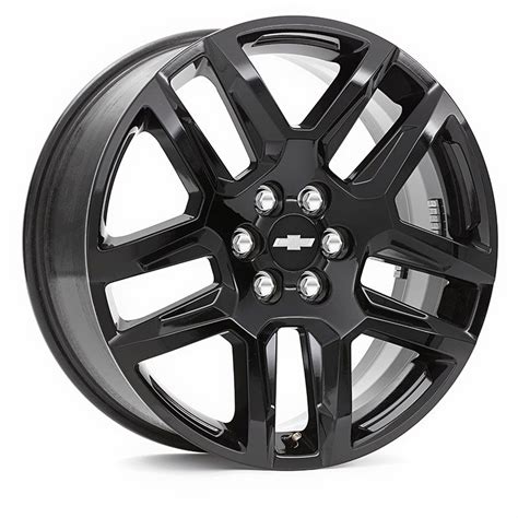 2019 Blazer 20 Inch Wheel Gloss Black 5 Split Spoke 20 X 8 Aluminum 2sd Single