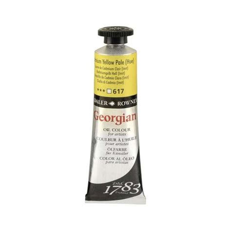 Daler Rowney Georgian Yağlı Boya 38 ml Cadmium Yellow Pale 617 Yağlı