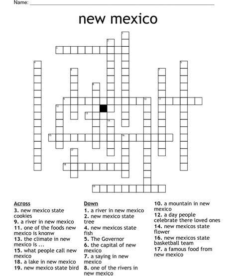 National Flower Of Mexico Crossword Puzzle Clue Best Flower Site