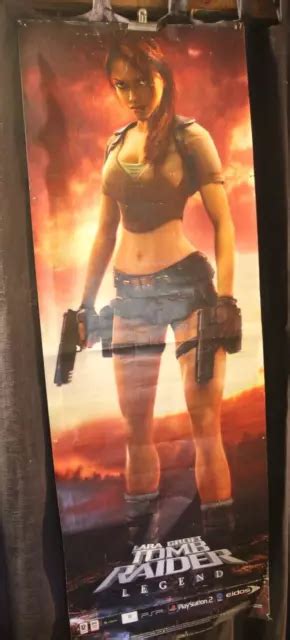 Tomb Raider Legend Huge Sided Original Game Store Poster Lara