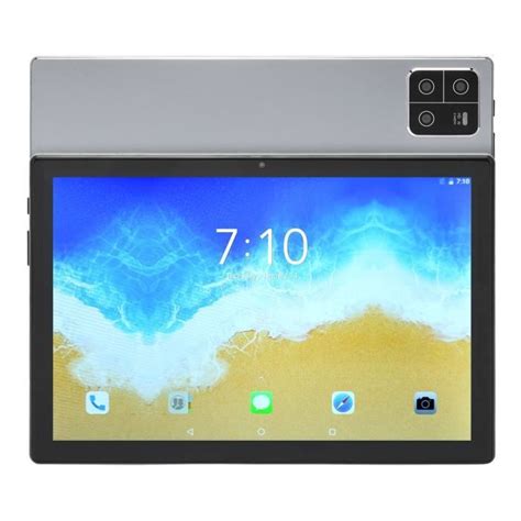 HURRISE Tablette HD Tablette 10 Pouces Silver IPS Display 8 Go De RAM