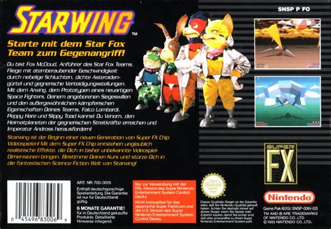 Star Fox 1993 Snes Box Cover Art Mobygames