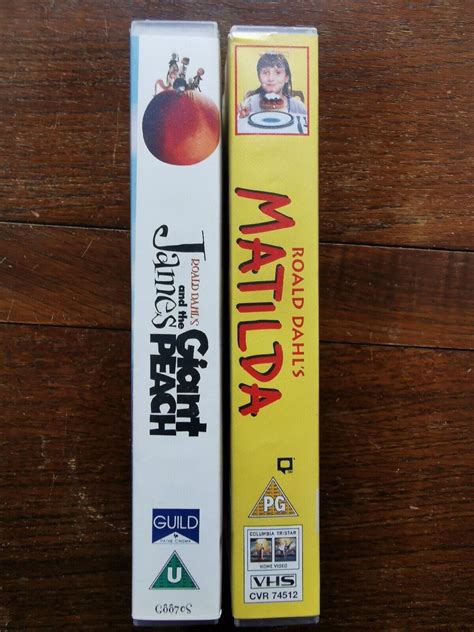 Roald Dahl Vhs Tapes Matilda James And The Giant Peach Bundle Free Uk