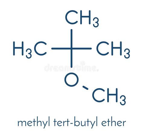 Tert Butyl Alcohol Tert Butanol Solvent Molecule D Rendering Stock