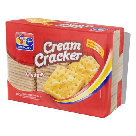 Biscoito Cream Cracker Fortaleza Pacote G Super Primavera