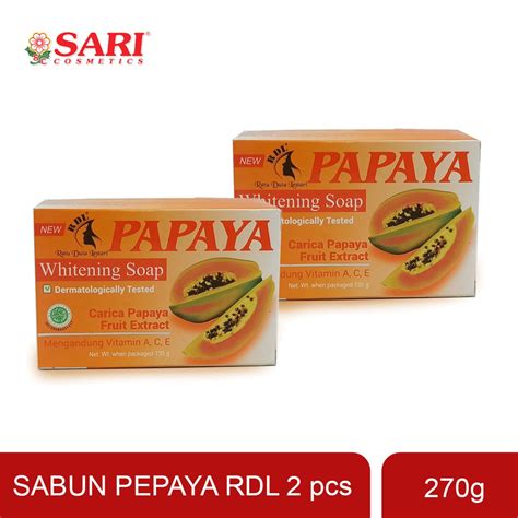 Jual Sari Cosmetics Bundling Sabun Papaya Rdl Original Extract Carica