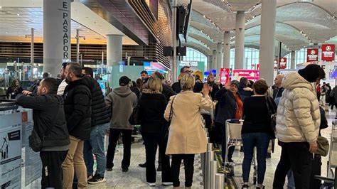 İstanbul Havalimanı nda yarıyıl tatili yoğunluğu sürüyor