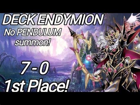 Deck ENDYMION COMBO SIN PENDULUM SUMMON Tech 3 CARDS 2022l 1st Place