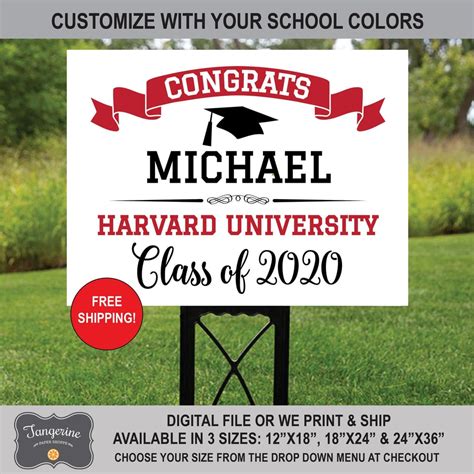 Graduation Lawn Sign | Shop Graduation Lawn Signs and Banners For 2020 ...