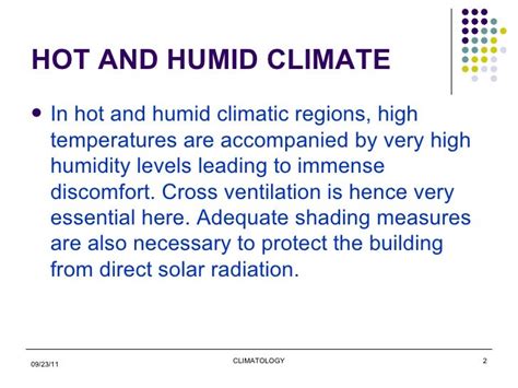 Architecture for hot and humid climate