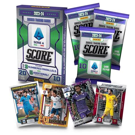 Score Serie A Soccer Checklist Set Details Box Info Date