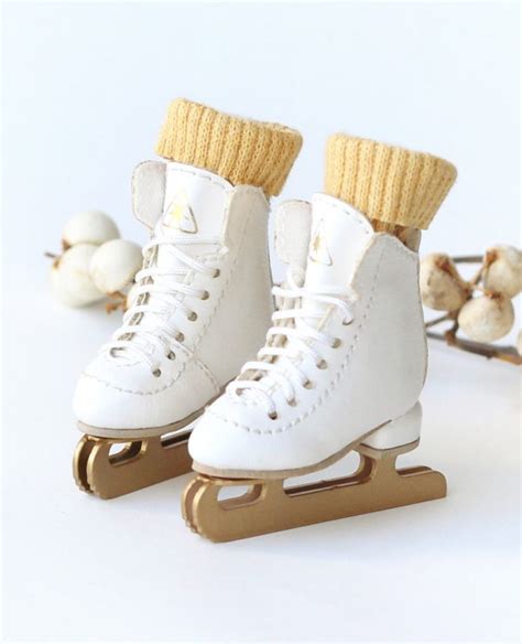 Sk Ice Skates Pure White Fits Lati Yellow Blythe Pullip 1 8 Bj Doll