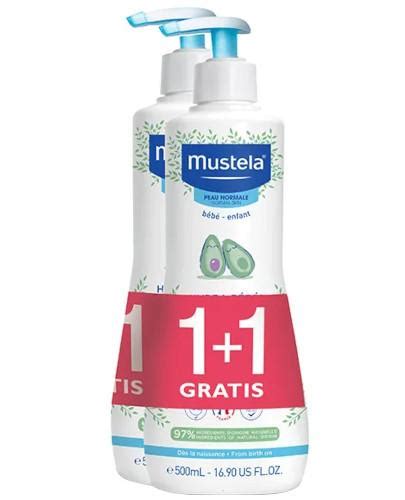 Mustela Bebe Enfant delikatny żel do mycia włosów i ciała 2x 500 ml