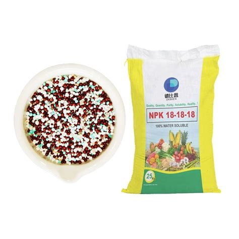 Custom Package Agriculture Grade China Manufacturer Npk Fertilizer 20 20 20 For Rice Corn