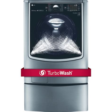 Lg Twinwash Smart Wi Fi Enabled 52 Cu Ft High Efficiency Stackable Steam Cycle Smart Front Load