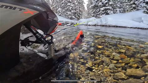 Dead Sled 9 Miles In Snowmobile Recovery Skidoo Winch