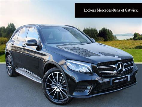 Mercedes Benz Glc Class Glc 220 D 4matic Amg Line Premium Plus Black 2017 12 11 In Crawley