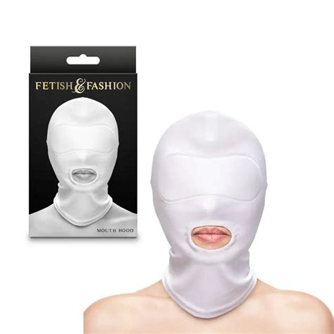 Fetish Fashion Mouth Hood White Alternate Package на ХИТ цена Dildo bg