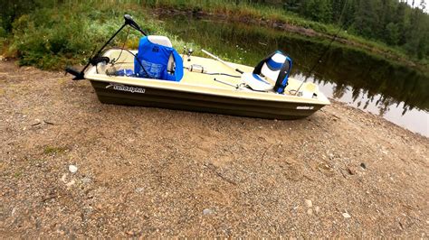 Setting Up And Testing Our Sundolphin American 12 Jon Boat Youtube