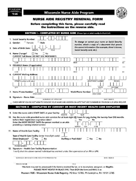 Pearson Vue Cna License Renewal Fill And Sign Printable