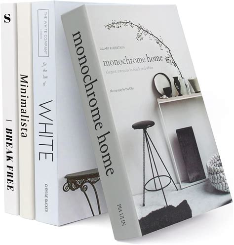 Amazon Pack Faux Books For Decoration Ediactcyl Modern Fashion