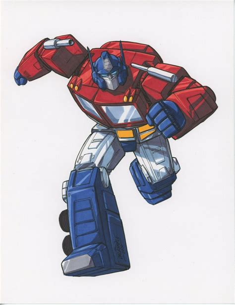 Optimus Prime By Scott Dalrymple Transformers Optimus Transformers