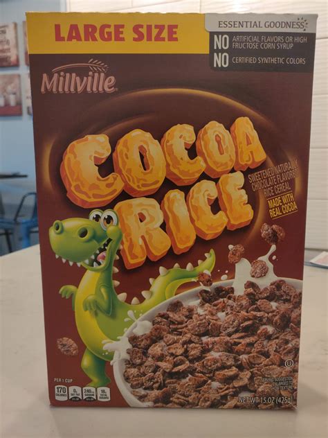 Millville Cocoa Rice Cereal Aldi Reviewer