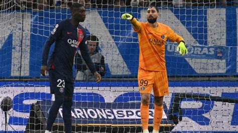 Olympique Marsiglia Psg 0 2 gol e highlights Donnarumma è un muro