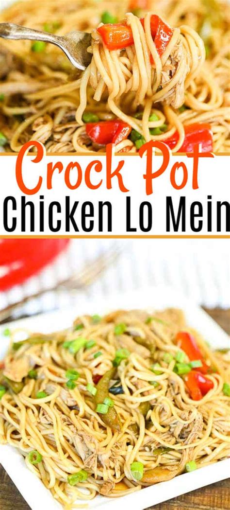 No Need To Order Take Out When You Can Make This Easy And Delicious Crock Pot Chicken Lo Mein