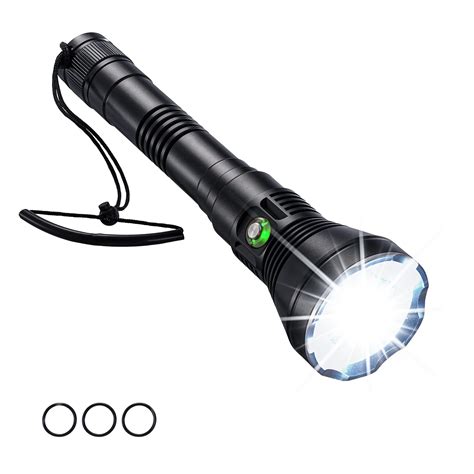 LED Scuba Diving Flashlight 5000 Lumen XHP70 Super Bright Underwater ...