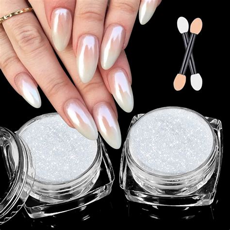 Bishengyf Pearl Chrome Nail Powder Wei E Perle Chrom Nagelpuder