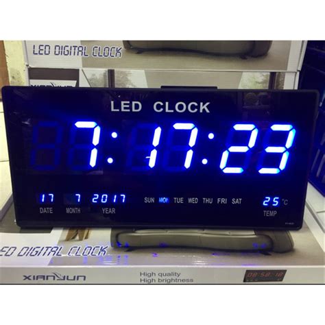 Jual New Promo Jam Dinding Digital Led Besar Jam Meja Digital Alarm