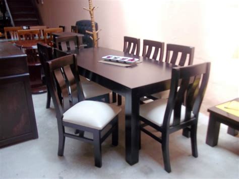 Juego De Comedor Con 8 Sillas Madera Maciza Eucaliptus 3390000