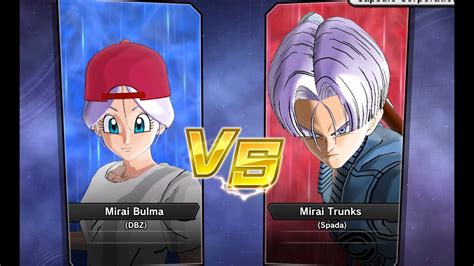 Xenoverse 2 Requested Match PC Mirai Bulma Vs Mirai Trunks YouTube