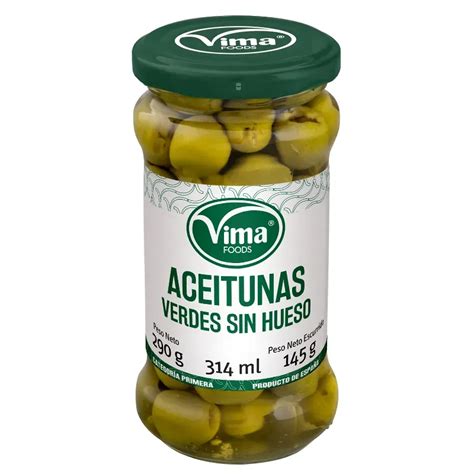 Aceitunas Verdes Sin Hueso Vima G Conservas Konbini El Yerro