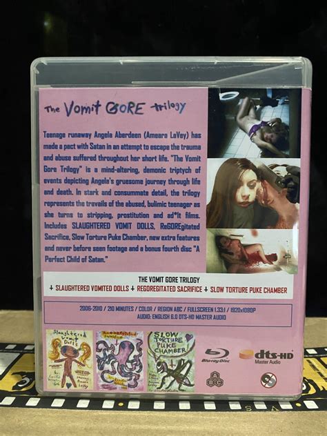 Blu Ray The Vomit Gore Trilogy Great Picture Quality Rare