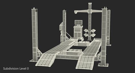 D Hunter Hawkeye Elite He Wheel Aligner Car System Rigged Model