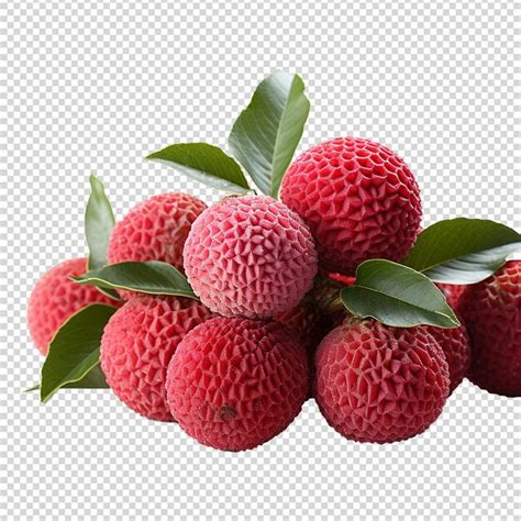 Premium Psd Lychee Isolated On Transparent Background Png