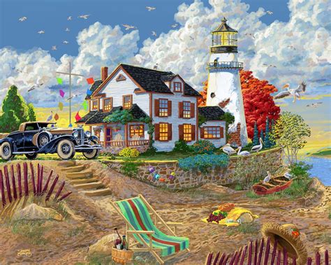 A Lighthouse Jigsaw Puzzle Will Light Up Your Day The Jigsaw Puzzle Store