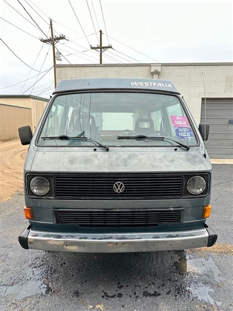 Volkswagen Vanagon Blue Rwd Manual Bus For Sale