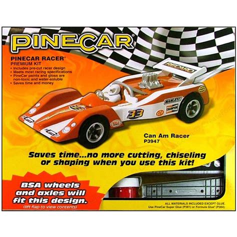 Pinecar Derby Car Design Kit Can Am Racer