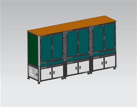 自动化设备铝型材机架3d模型下载三维模型step模型 制造云 产品模型