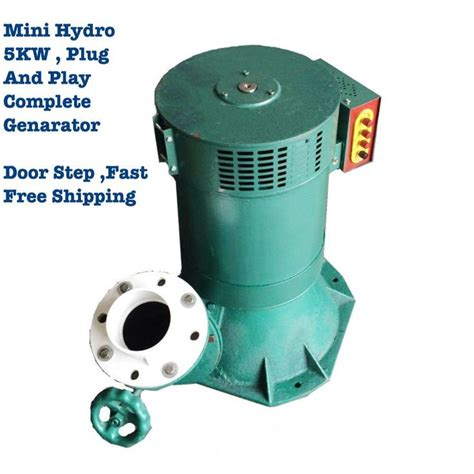 Mini Hydro Generator 5kw Off Grid Hydroelectric Power Station Water