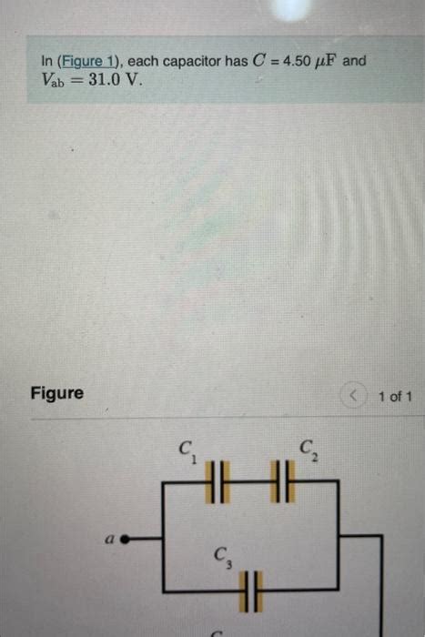 Solved In Figure Each Capacitor Has C F And Chegg